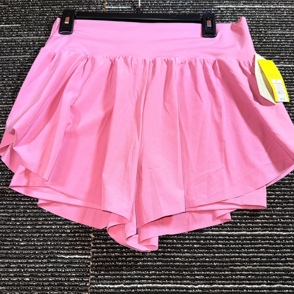 All in Motion Active Light Run Shorts Women M NEW Mauve Pink High Rise